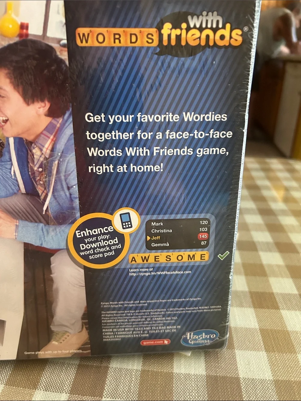NWT Hasbro Words With Friends Board Game